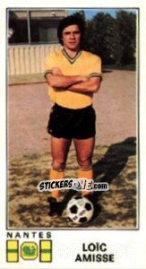 Sticker Loic Amisse - Football France 1976-1977 n. 188 - Panini