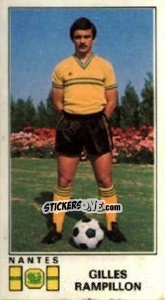 Sticker Gilles Rampillon - Football France 1976-1977 n. 191 - Panini