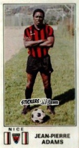 Sticker Jean-Pierre Adams - Football France 1976-1977 n. 197 - Panini