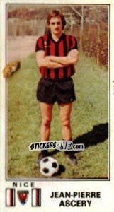 Sticker Jean-Pierre Ascery - Football France 1976-1977 n. 198 - Panini