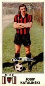 Sticker Josip Katalinski - Football France 1976-1977 n. 201 - Panini