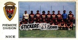 Sticker Team - Football France 1976-1977 - Panini