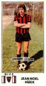 Figurina Jean-Noel Huck - Football France 1976-1977 n. 205 - Panini