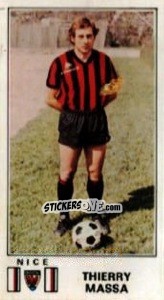 Sticker Thierry Massa - Football France 1976-1977 n. 207 - Panini