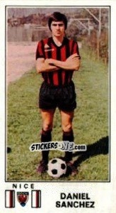 Sticker Daniel Sanchez - Football France 1976-1977 - Panini