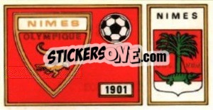 Figurina Badge - Football France 1976-1977 - Panini