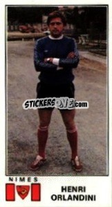 Sticker Henri Orlandini - Football France 1976-1977 n. 233 - Panini
