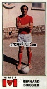 Cromo Bernard Boissier - Football France 1976-1977 - Panini