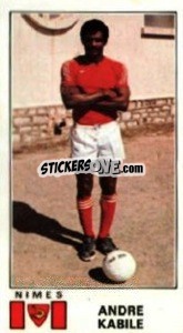 Figurina Andre Kabile - Football France 1976-1977 - Panini
