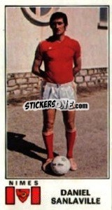 Cromo Daniel Sanlaville - Football France 1976-1977 - Panini