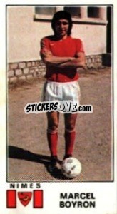 Figurina Marcel Boyron - Football France 1976-1977 - Panini