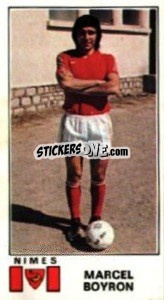 Sticker Marcel Boyron - Football France 1976-1977 n. 238 - Panini