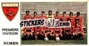 Sticker Team - Football France 1976-1977 - Panini