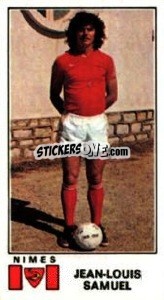Cromo Jean-Louis Samuel - Football France 1976-1977 - Panini