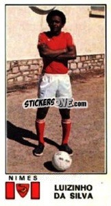 Cromo Luizinho da Silva - Football France 1976-1977 - Panini