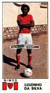 Sticker Luizinho da Silva - Football France 1976-1977 n. 243 - Panini