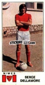 Figurina Serge Dellamore - Football France 1976-1977 - Panini