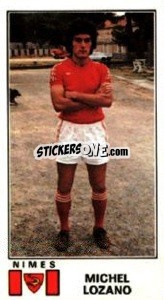Sticker Michel Lozano - Football France 1976-1977 - Panini