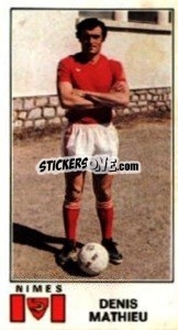 Sticker Denis Mathieu - Football France 1976-1977 n. 247 - Panini