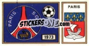 Figurina Badge - Football France 1976-1977 - Panini