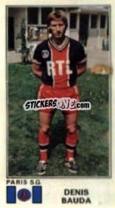 Sticker Denis Bauda - Football France 1976-1977 - Panini