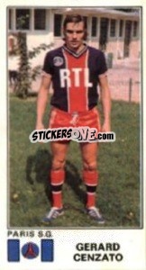 Figurina Gerard Cenzato - Football France 1976-1977 n. 252 - Panini