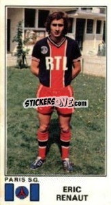 Sticker Eric Renaut - Football France 1976-1977 - Panini