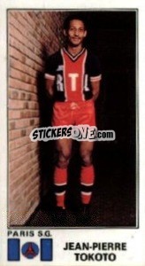 Figurina Francois M'Pele - Football France 1976-1977 n. 262 - Panini