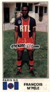 Sticker Jean-Pierre Tokoto - Football France 1976-1977 - Panini