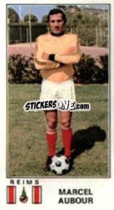 Sticker Marcel Aubour - Football France 1976-1977 - Panini