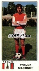 Sticker Etienne Martinot - Football France 1976-1977 n. 271 - Panini