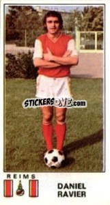 Sticker Daniel Ravier - Football France 1976-1977 - Panini