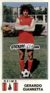 Sticker Gerardo Giannetta - Football France 1976-1977 - Panini