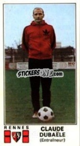Sticker Claude Dubaele - Football France 1976-1977 n. 283 - Panini
