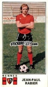 Cromo Jean-Paul Rabier - Football France 1976-1977 - Panini