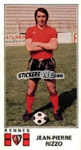 Sticker Jean-Pierre Rizzo - Football France 1976-1977 - Panini