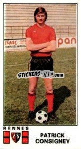 Sticker Patrick Consigney - Football France 1976-1977 n. 293 - Panini