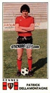 Sticker Patrick Dellamontagne - Football France 1976-1977 - Panini