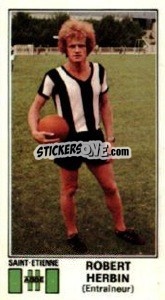 Figurina Robert Herbin - Football France 1976-1977 n. 300 - Panini