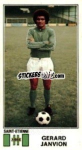 Sticker Gerard Janvion - Football France 1976-1977 n. 303 - Panini