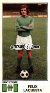 Sticker Felix Lacuesta - Football France 1976-1977 - Panini