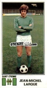 Cromo Jean-Michel Larque - Football France 1976-1977 - Panini