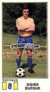 Cromo Didier Dufour - Football France 1976-1977 n. 320 - Panini