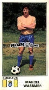 Sticker Marcel Wassmer - Football France 1976-1977 - Panini