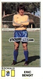 Sticker Eric Benoit - Football France 1976-1977 - Panini