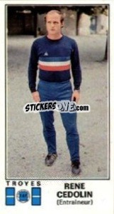 Sticker Rene Cedolin - Football France 1976-1977 - Panini