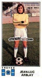 Sticker Jean-Luc Arblay - Football France 1976-1977 - Panini