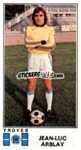 Sticker Jean-Luc Arblay - Football France 1976-1977 n. 335 - Panini