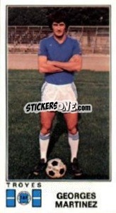 Sticker Georges Martinez - Football France 1976-1977 - Panini