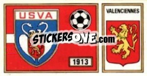 Sticker Badge - Football France 1976-1977 n. 350 - Panini